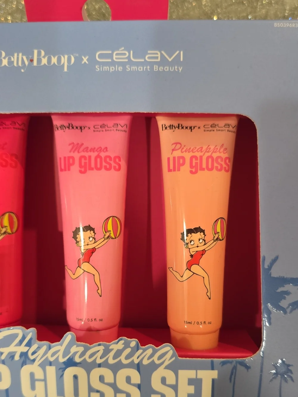 Celavi X Betty Boop 3-PC Tinted Hydrating Lip Gloss Set